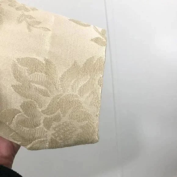 Vintage Brocade Blazer Jacket Cream Women M - Picture 9 of 12